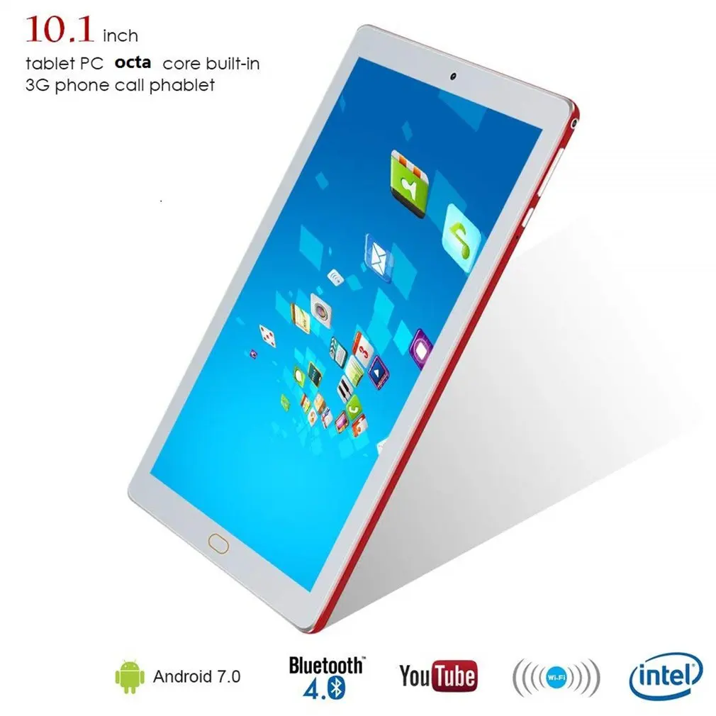 

Mini 10.1 inch Original Design 3G Phone Call Android 7.0 8 Core 64GB Tablet PC Computer Metal Shell Double Card