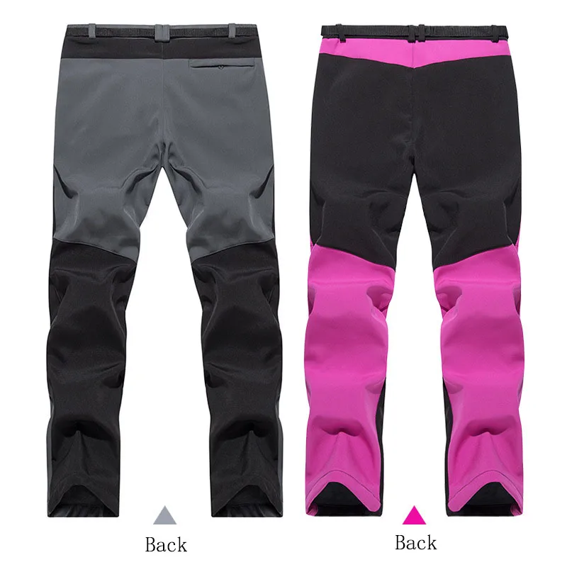 Women Winter Ski Trekking Warm Pants Climbing Sports Thicken Waterproof Camping Softshell Casual Fleece Hiking Trousers WAP14 plus size clothing