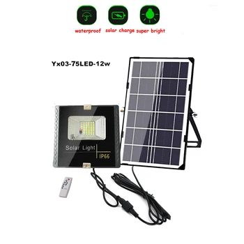 

solar light lamp floodlight Powered LED Waterproof IP65 Sense Infrared Sensors Outdoor Fence Garden Pathway Wall indoor remote