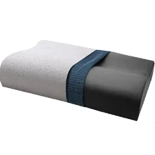 50x30 Orthopedic Velvet Fabric Bamboo Charcoal Memory Cotton Filling Pillow Protect Cervical Relieve Neck Pain Bedding Pillow