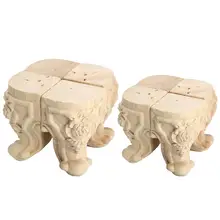 4 шт Moldproof анти-клещи коврик мебель ноги коврик деревянные ноги диван мебель бук деревянные ножки шкаф основание диван ноги влагостойкие колодки