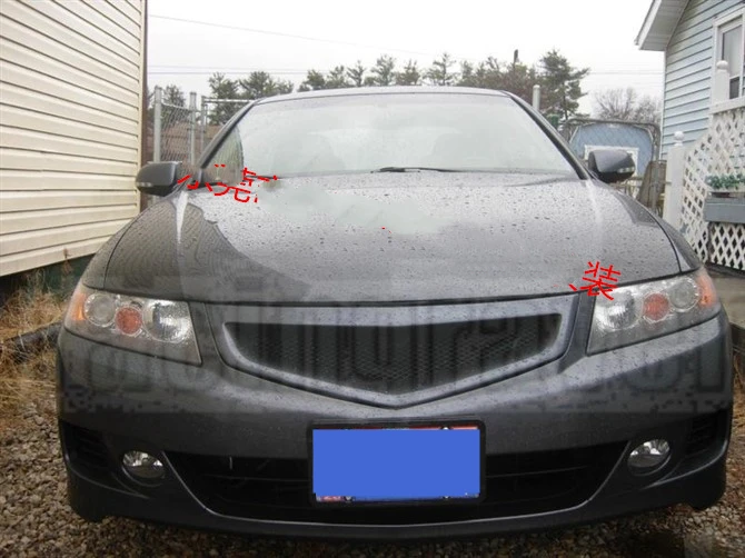 Использование для Honda Accord CL9 гоночных грилей из углеродного волокна Refitt Передняя Центральная гоночная решетка крышка аксессуары без логотипа автомобиля