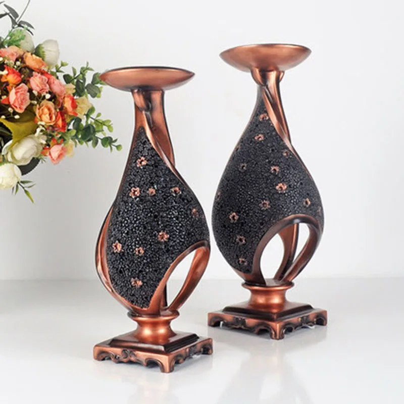 San Valentin Weeding Wedding Decoration Moroccan Decor Arredo Casa Candlesticks Vintage Candle Holders Candelabros CC50ZT - Цвет: Type B a pair