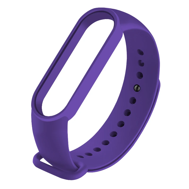 Strap For Xiaomi Mi Band 5 6 Replacement Strap Soft Silicone Smart Band Bracelet Wristband Colorful Wrist Straps For Mi Band 5 6