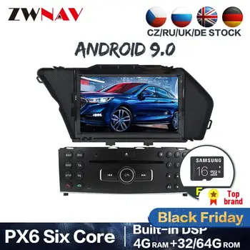 

PX6 4+64 Android 9.0 Car Stereo DVD Player GPS Glonass Navi for MERCEDES BENZ C Class C180/C200/C230 W204 Video Multimedia Radio