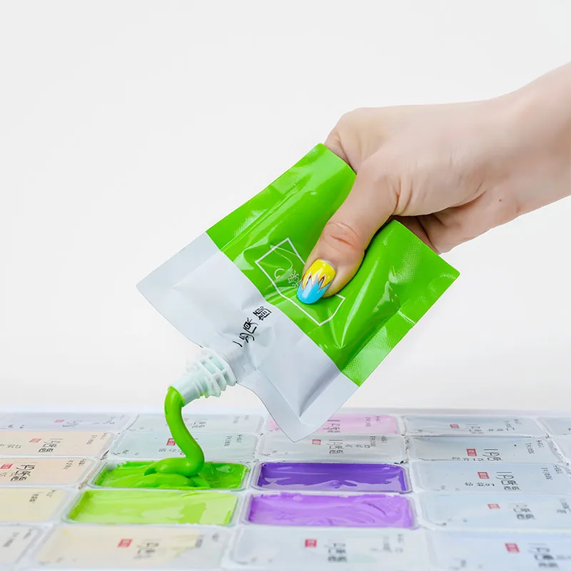 Miya Himi Gouache Bag Paint Refill (90ml) Professional Painting Creative Package Design Non