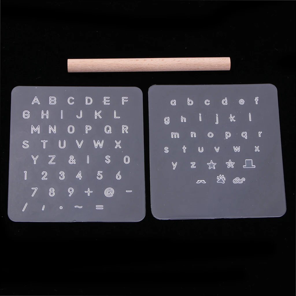 Punching Tool Leather Stamp Alphabet Letters Number Hallmark Stamping Sign For Stamping Leather