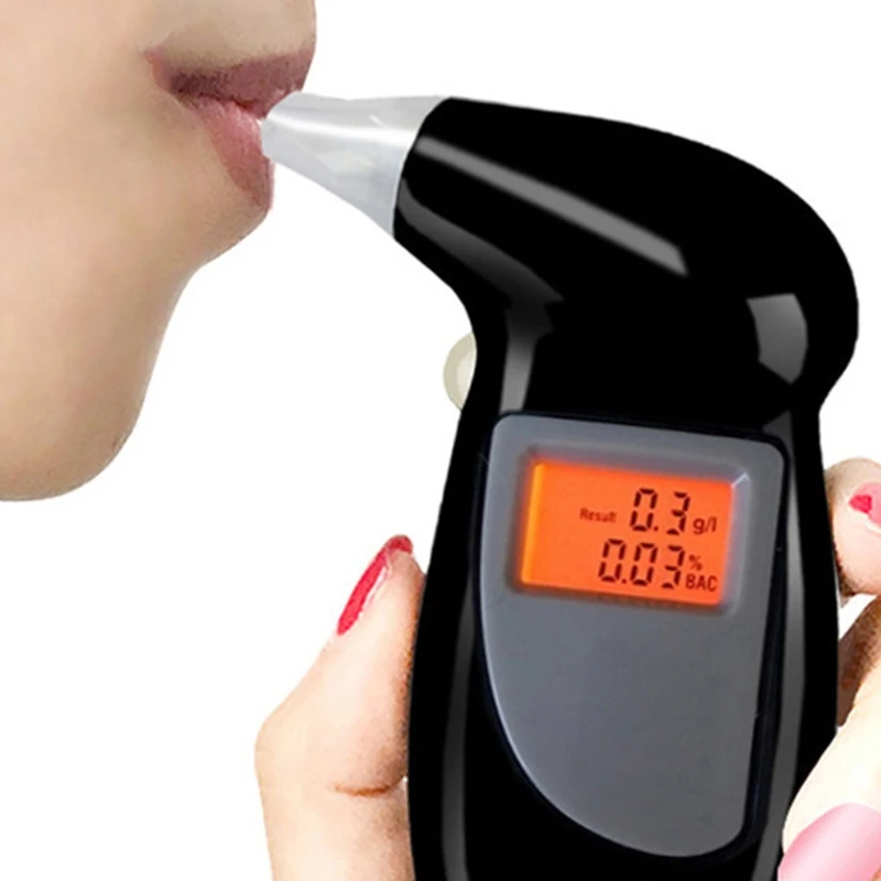 Vehicle Car Breath Alcohol Tester Professional Breathalyzer With LCD
