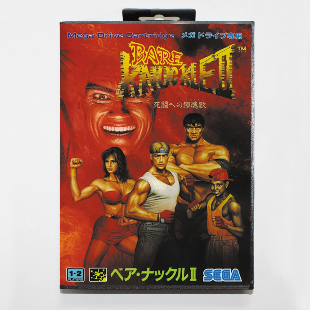 Голая карточная игра Knuckle II(SOR 2) 16 бит MD для sega Mega Drive/Genesis с розничной коробкой