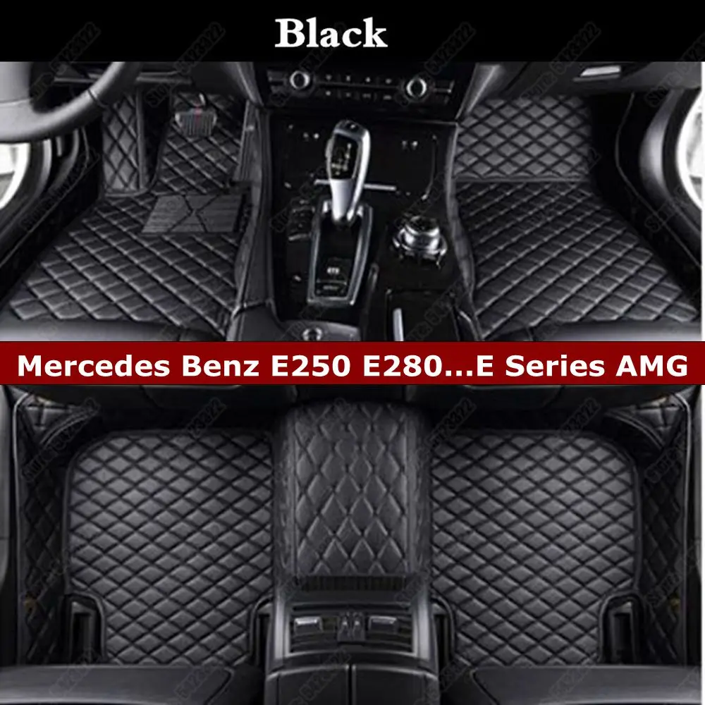 Car Foot Mats for Mercedes Benz E Series E63 AMG W210 W211 W212 W213