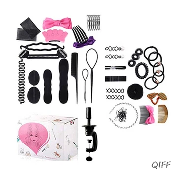 

109pc Hair Styling Accessories Kit Hair Bun Maker Hair Accessorie for Women Girl