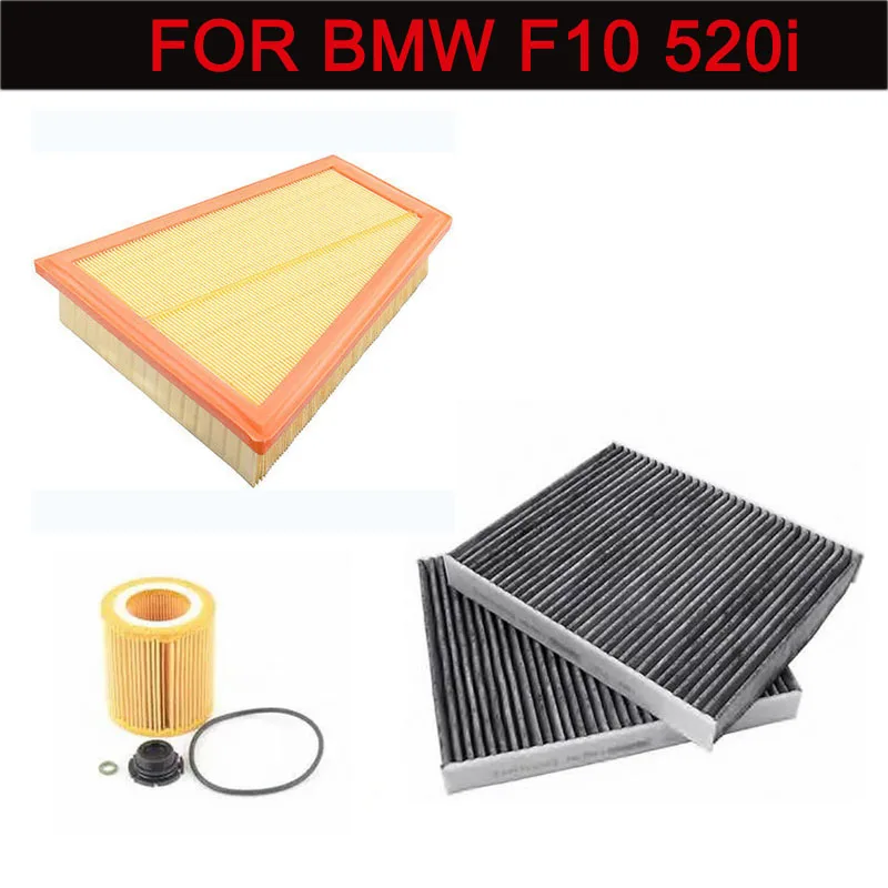 original filter set for BMW F10 520i 3 pcs 11427640862 13717582908