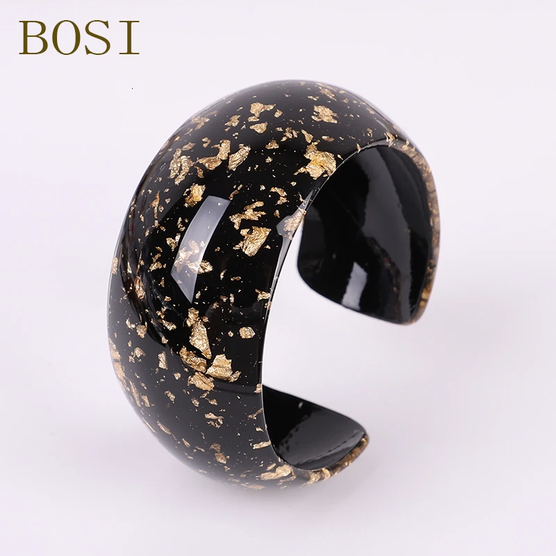 Bangle Bracelet Bohemian ZA Acrylic Leopard Print Resin Colorful For Women Punk Elegant Jewelry