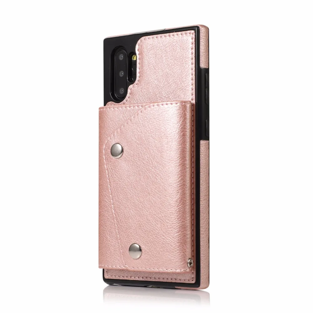 Роскошный кожаный чехол-кошелек в стиле ретро для samsung galaxy note10 pro s8 s9 s10 plus note8 note9 A20 A50 A70 s7edg