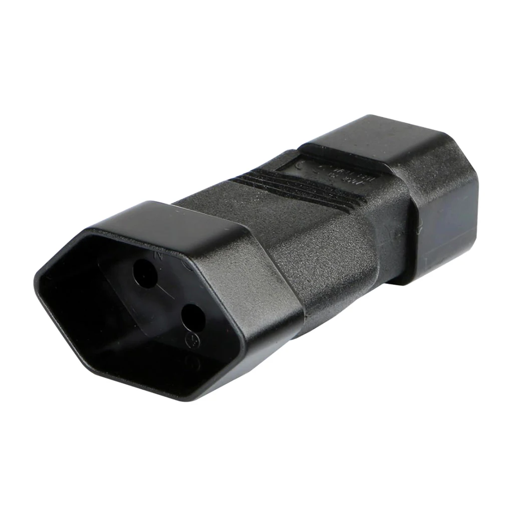 IEC320-C14 Male To Switzerland Female , Plug TO Socket, Power Adapter