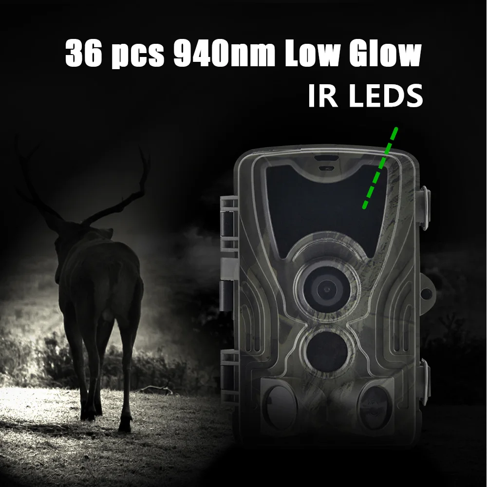 Goujxcy HC801 Trail Камера 20mp 1080p не светятся 940nm инфракрасный светодиодный Охота Ночное