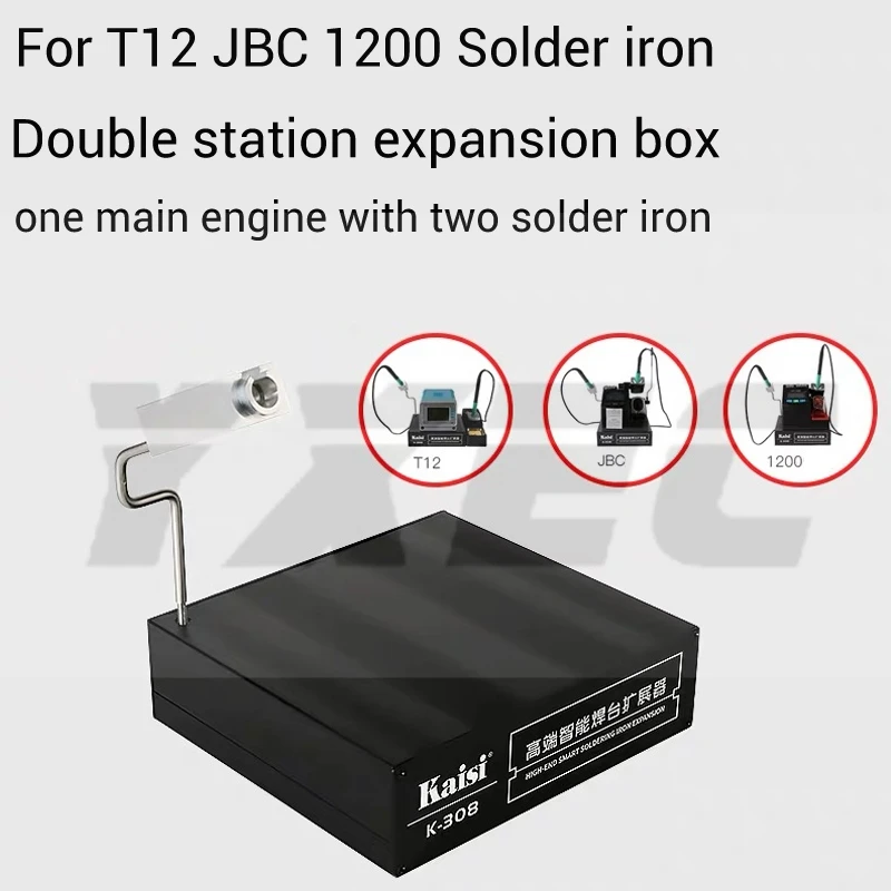 

High-End Soldering Iron Head Extension Platform Handle Extension Box for T12 UD1200 JBC Extended Dual Position Work Welding