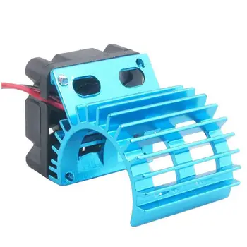 

Motor Heat Sink Radiator With Cooling Fan for 1/10 HSP RC Car 380 390 Motor