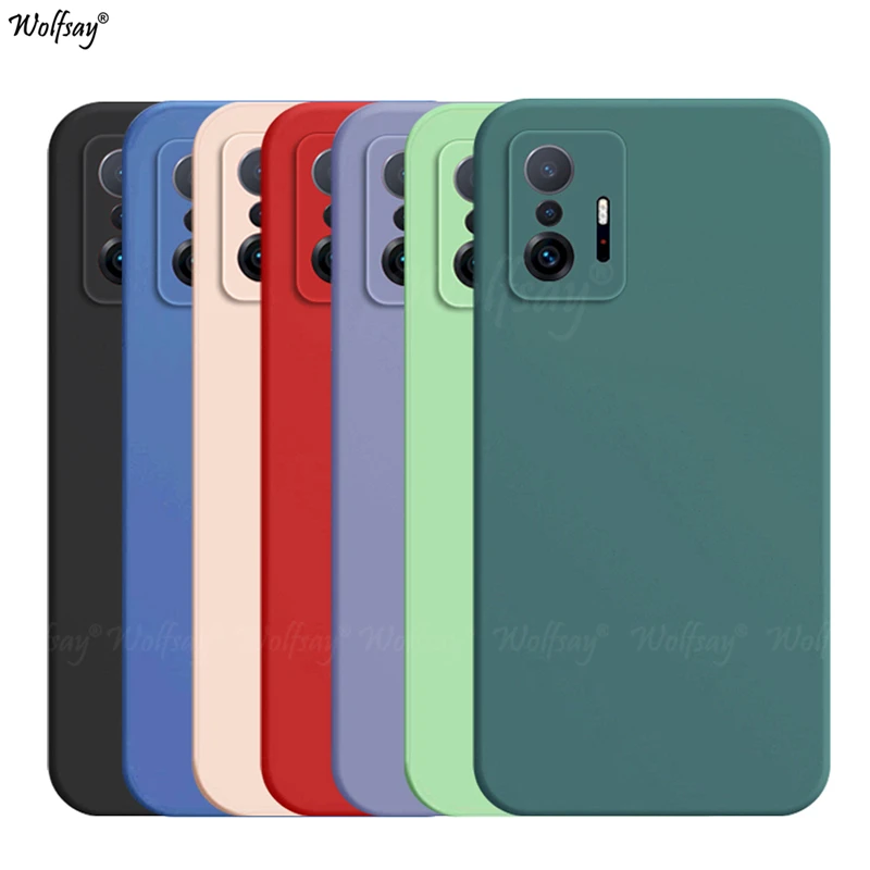 Per Xiaomi Mi 11T Pro Custodia Protettiva In Gomma Morbida In Silicone Per Mi 11T Pro Cover Per Xiaomi 11T 11 Pro Lite Ne 10T Custodia