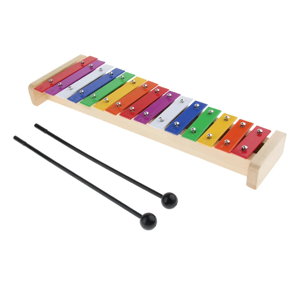 Finest 15 Tone Xylophone Glockenspiel for Kids Preschool Musical Toys