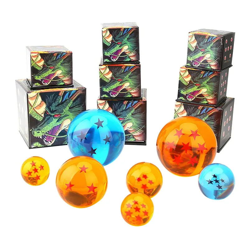 7 шт./компл. 3 5 см Dragon Ball Z воздушный шарик с рисунком звезд ПВХ фигурки Детские