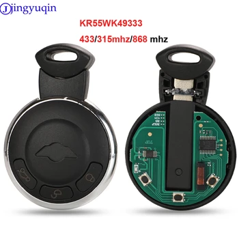 Jingyuqin 원격 자동차 키, BMW 미니 쿠퍼 S ONE D 클럽맨 컨트리맨 KR55WK49333, 868 mhz, 315 mhz, 433mhz