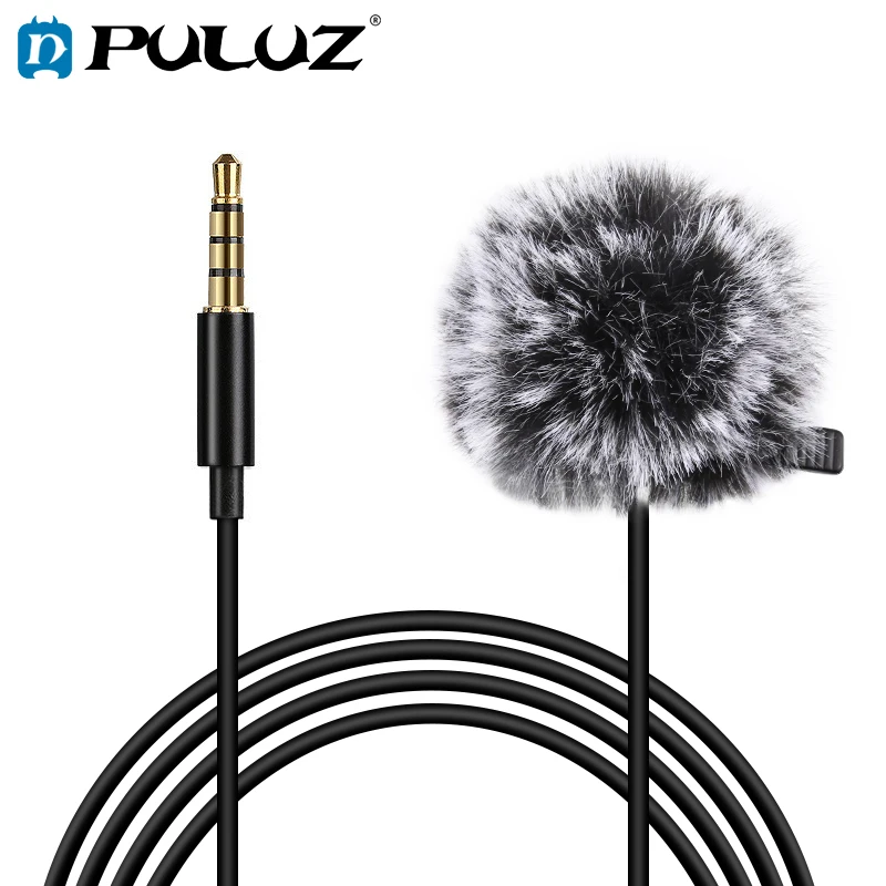 PULUZ 1 5/3/6 М мини смартфон микрофон с зажимом на лацкане Lavalier 3 5 мм разъем проводной