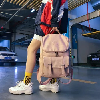 

Good quality retro pu backpack large capacity travel backpack unisex backpack travel backpack