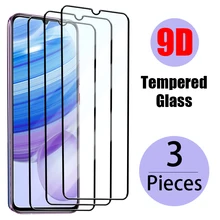 3PCS Full Cover Protective Glass for Xiaomi Redmi 9 9A 9C 9T 8A 7A 6A 6 Screen Protector for Redmi Note 9 7 8 Pro 9S 8T 10 Glass