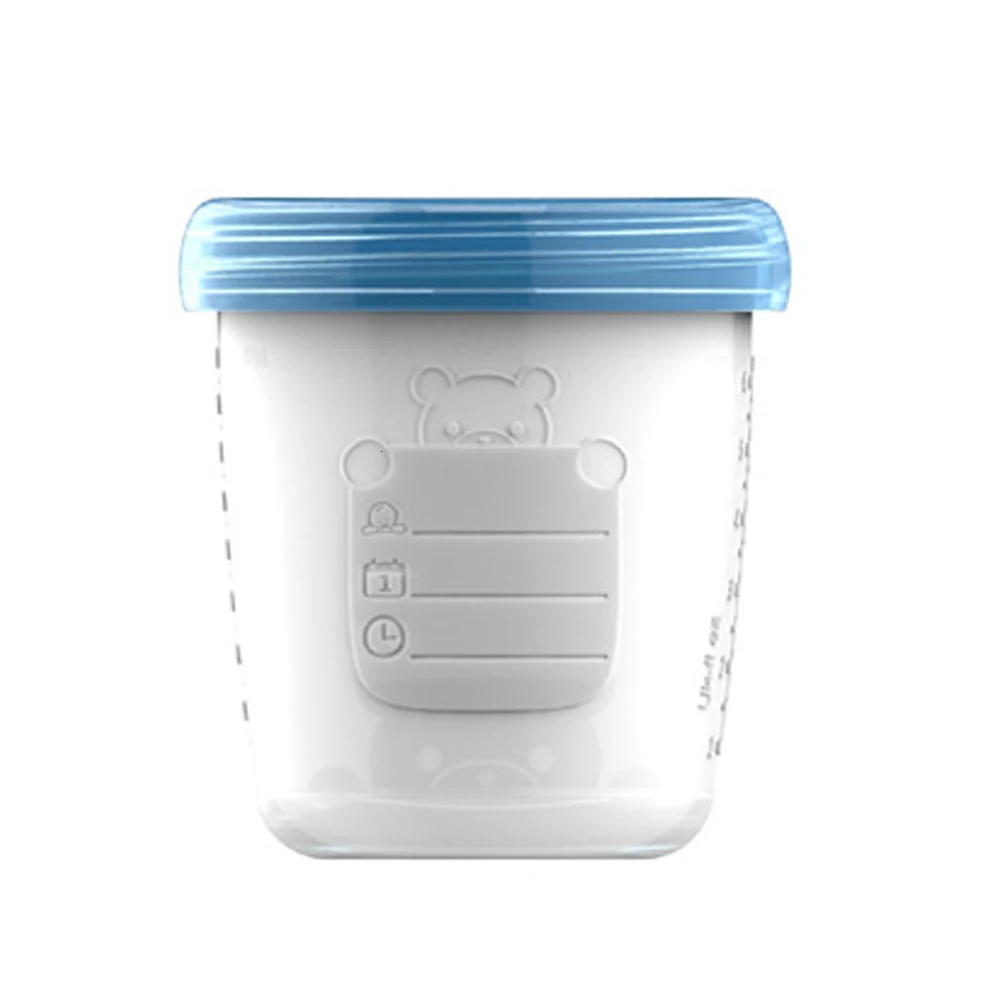 Хранение грудного молока стакан для хранения свежего молока коробка BPA-Free животный узор коробка медведь грудное молоко название грудь Экологичная чашка