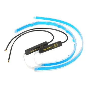 

New Ultra-Thin 2 Piece Power Drl G-m Leader Drl Daytime Running Lights Mobile Running Headlights Led Lights With Brake Turn Sig