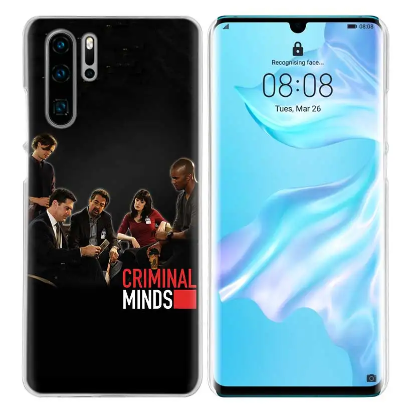 Hard PC Case Cover For Huawei P30 P20 P10 Mate 30 20 10 Nova 5 5i Pro Lite P Smart Z Plus Criminals Minds Back Protective