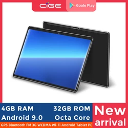 Cig – tablette PC android 9.0 de 10 pouces, 4 go de RAM, 32 go de ROM, écran 1920x1200 IPS HD, Octa Core, 4G LTE, double carte SIM, GPS, FM, 5G, WIFI, 10.1 