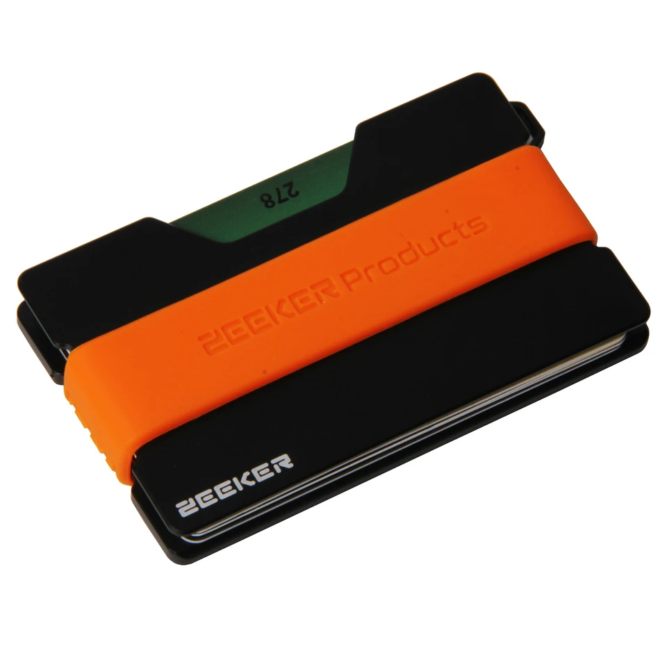 Slim Metal Wallet Key/coin Storage Rfid Blocking Card Holder for Men&Women