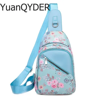 

Brand Women's Oxford Printing Chest Bags For Women Large Capacity School Messenger Bags For Girls Anti-theft Crossbody Bag Sac