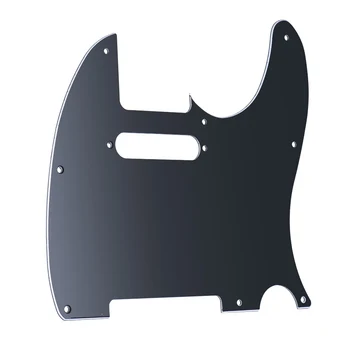 

Pickguard Pick Guard 3Ply Construction for Fender Telecaster Standard Modern Style Electric Guitar Black