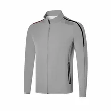 Новая мужская осенняя и зимняя спортивная одежда для гольфа с длинными рукавами плюс бархатная куртка