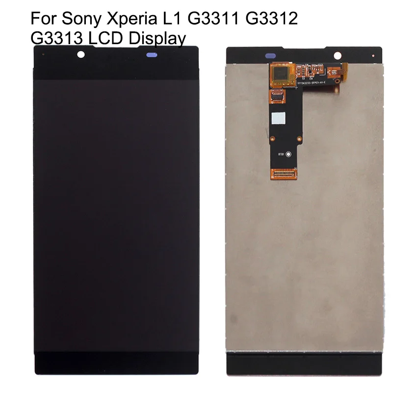 ЖК-дисплей для Sony Xperia L1 G3311 G3312 G3313 сенсорный экран аксессуары телефонов с