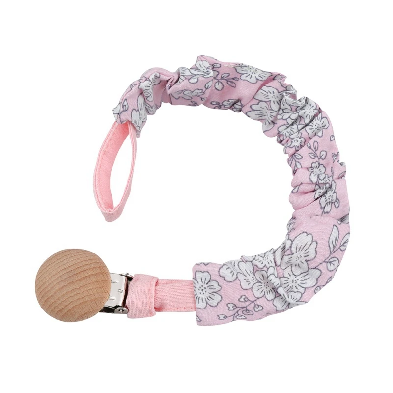 Infant Baby Teethers Universal Holder Leash For Pacifiers Nipples Clip Chain Infant Child Floral Chains Teethers - Цвет: A18