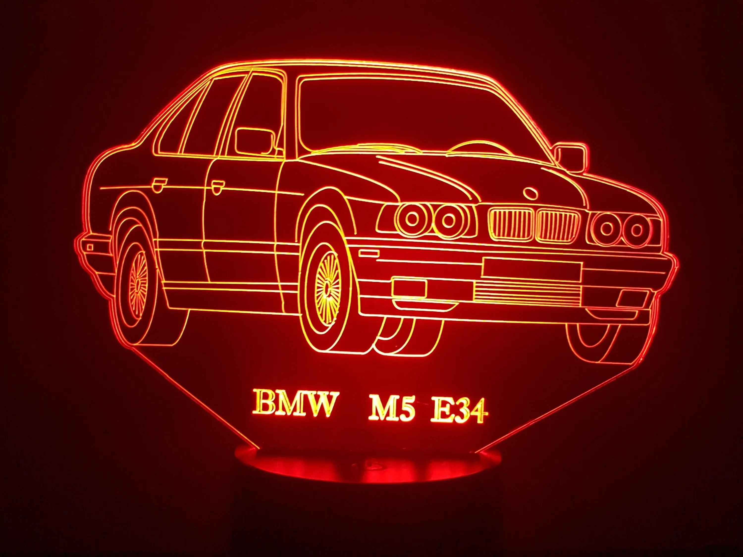 Ваш гоночный автомобиль 3D 7 цветов лампа визуальный светодиодный ночной Светильник s для детей сенсорный Usb Настольный светильник Lampara Lampe 3d светодиодный светильник Formula 1 спортивный автомобиль - Испускаемый цвет: Color Changeable