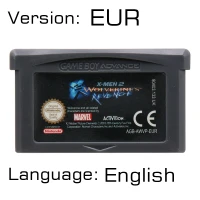 X-Men 2 32 бит видео игровая консоль карты для nintendo GBA X-Для мужчин Бэтмен Английская литература издание - Цвет: X-Men 2