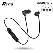 Rovtop магнитные беспроводные Bluetooth наушники XT11 Спорт бег Беспроводная Bluetooth гарнитура для IPhone 6 8X7 Xiaomi Hands Free