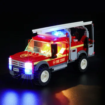 

LED Light Kit For 60231 CITY Series Fire Chief Response Truck Toy Building Blocks Lighting Set