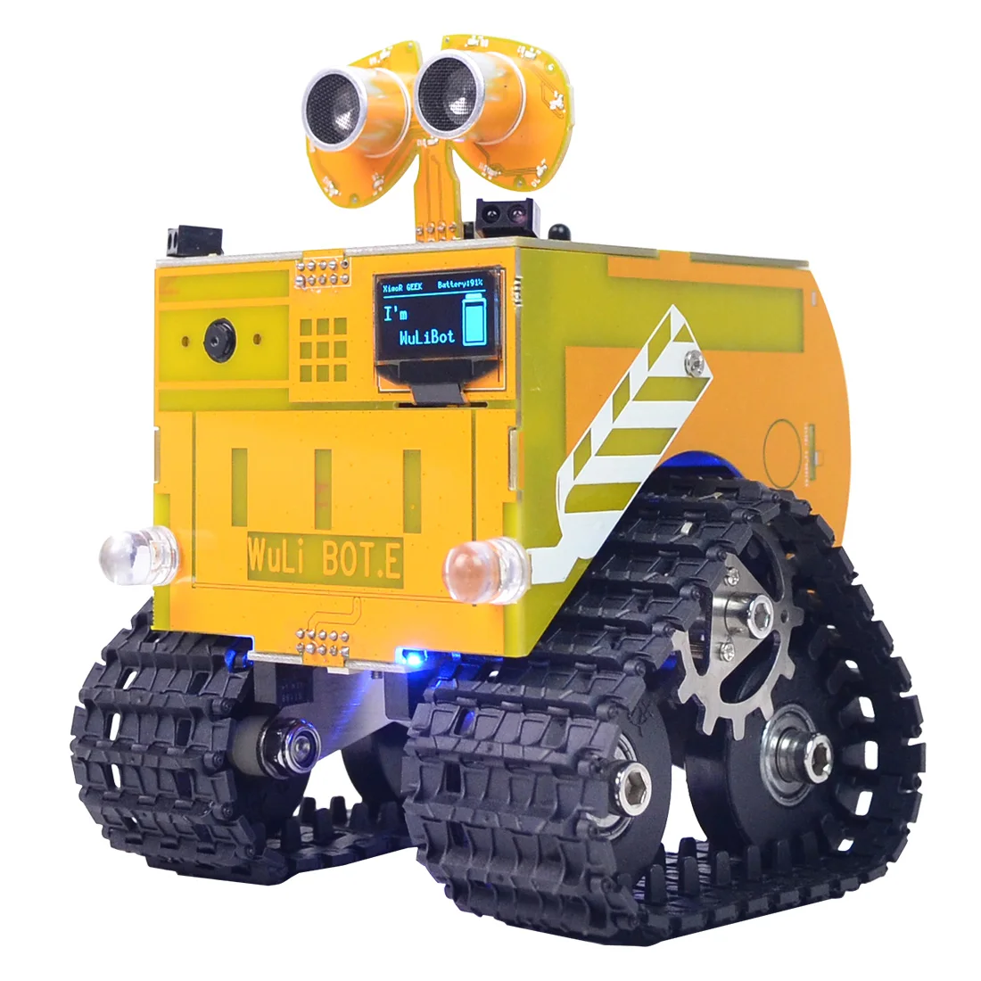 WuliBot Scratch + Mixly Programmable Robot RC Programming Track Car Steam Educational Toys Without 