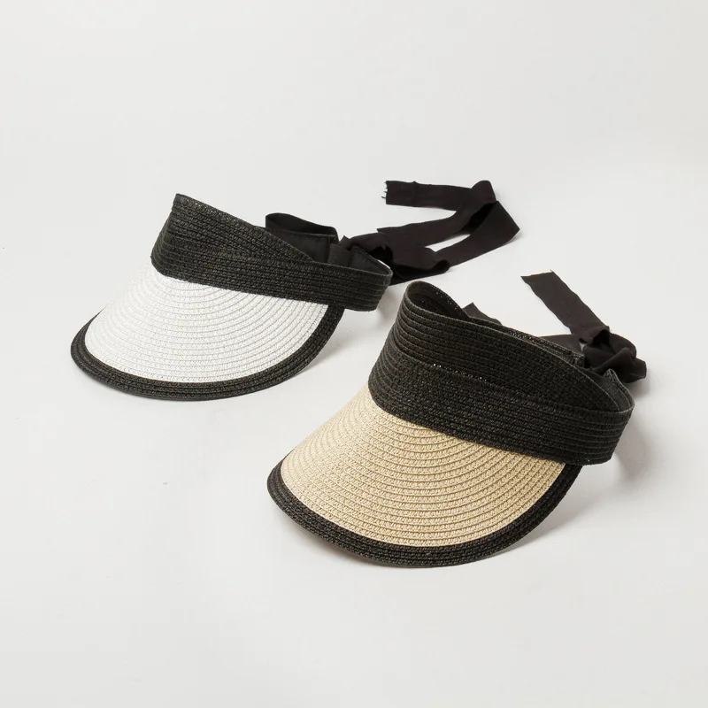 

Шляпа Соломенная женская, с козырьком от солнца, широкими полями, складывающаяся, с УФ-защитой UPF 50, 2020