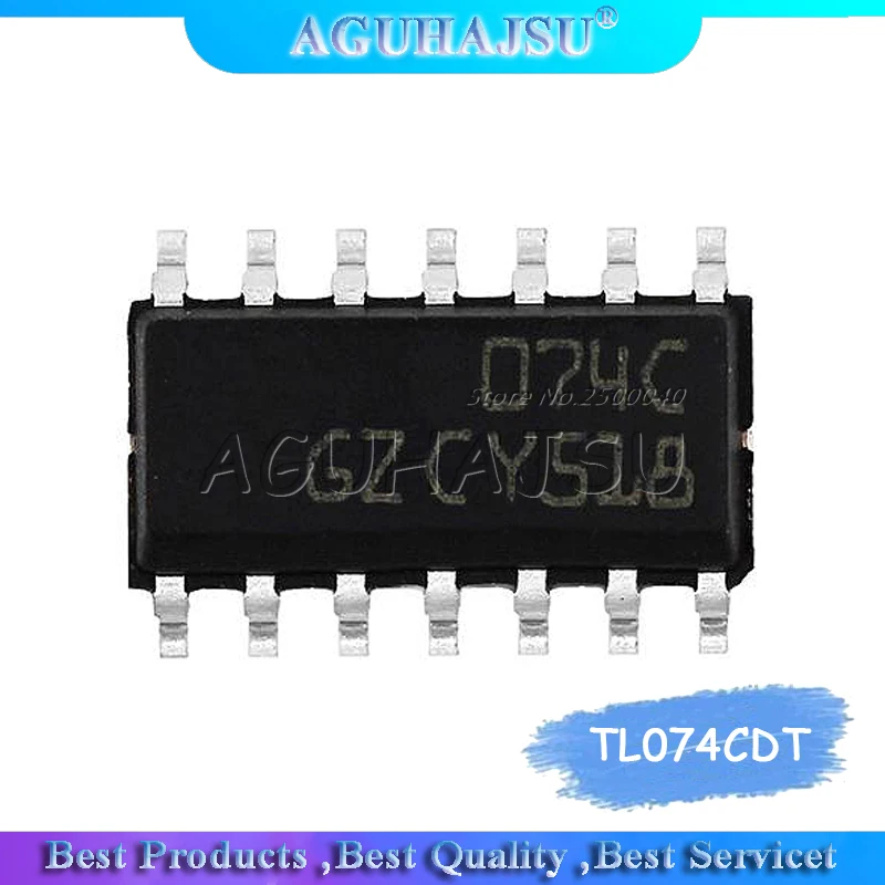 10 шт. TL074CDT SOP8 TL074 SOP TL074C SMD 074C TL074CDR 8 новый и оригинальный IC|tl074|pcs |
