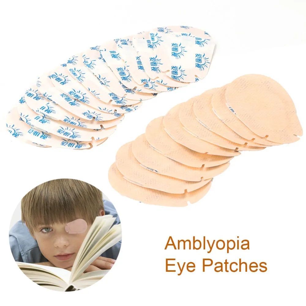20 шт. мягкая детская тренировочная маска для глаз Amblyopia Орто-оптические патчи для глаз Детские окклюзии медицинская ленивая маска для глаз