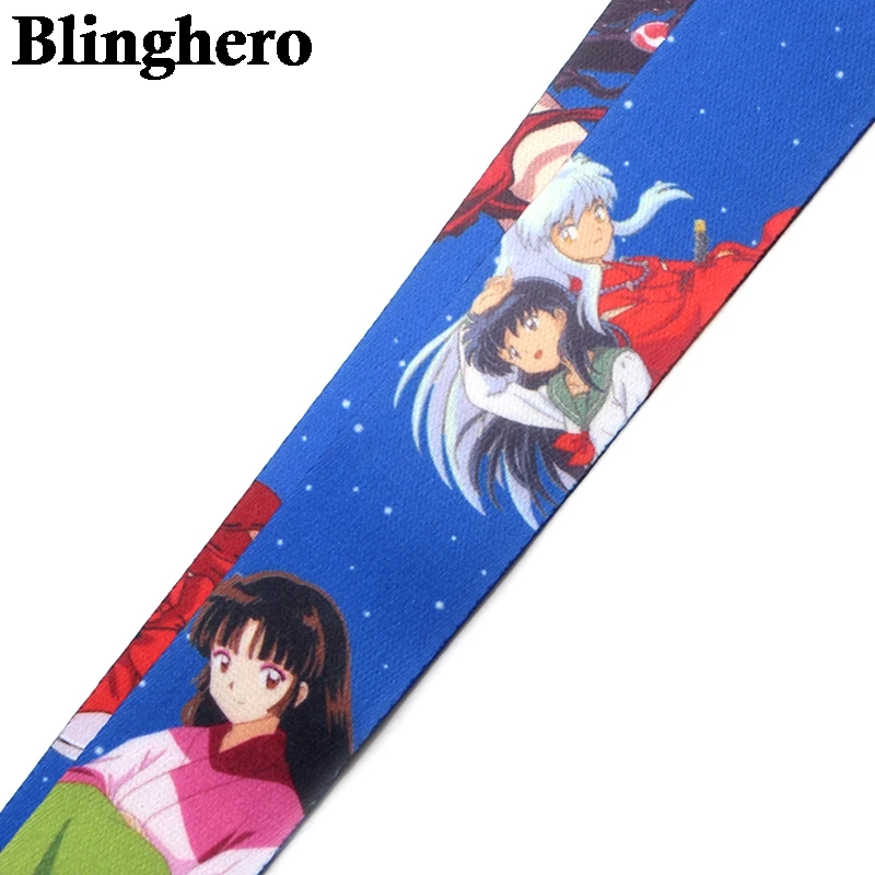 CA703 брелок для ключей Inuyasha лента шеи ремешки ID карты Пропуск Тренажерный зал