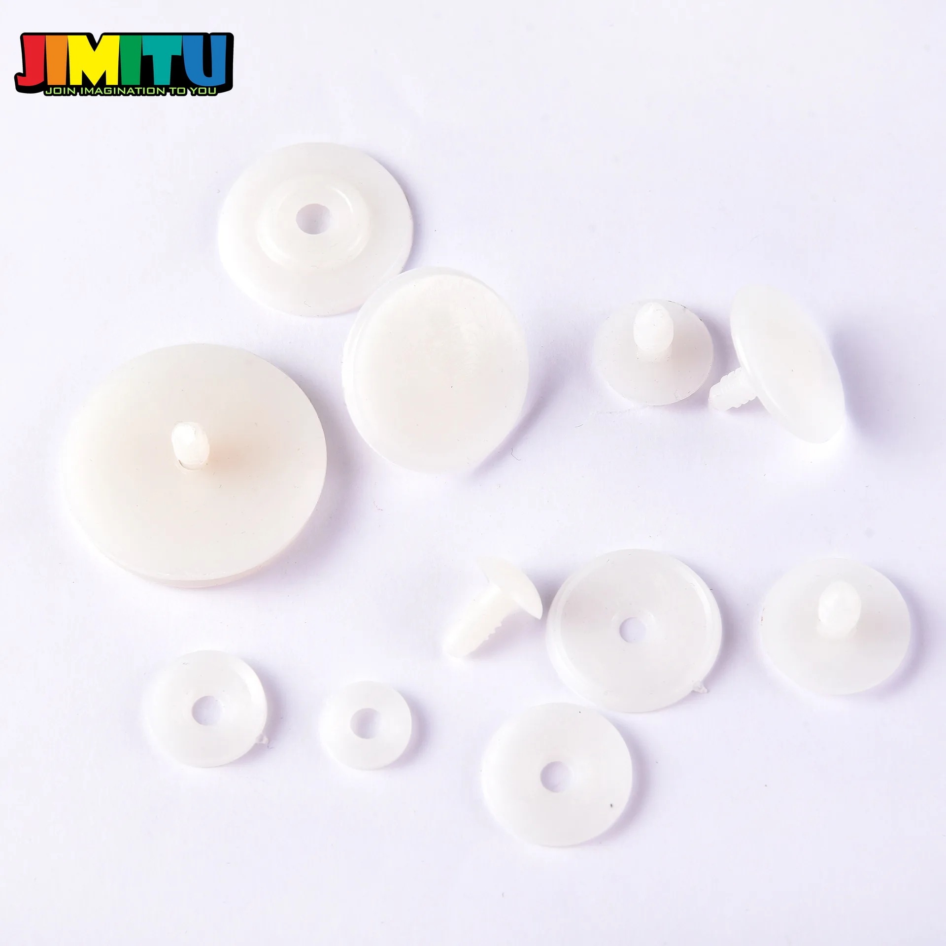 50 компл 15/20/25 мм белый Пластик DIY кукла с подвижными суставами Teddy Bear ремесленных изделий подарки Детские игрушки, куклы аксессуары Подарки для детей игрушки