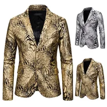 Низкая цена, распродажа, модная мужская осенне-зимняя повседневная куртка на пуговицах с золотым принтом, пальто с длинным рукавом, топ, Прямая поставка, горячая распродажа